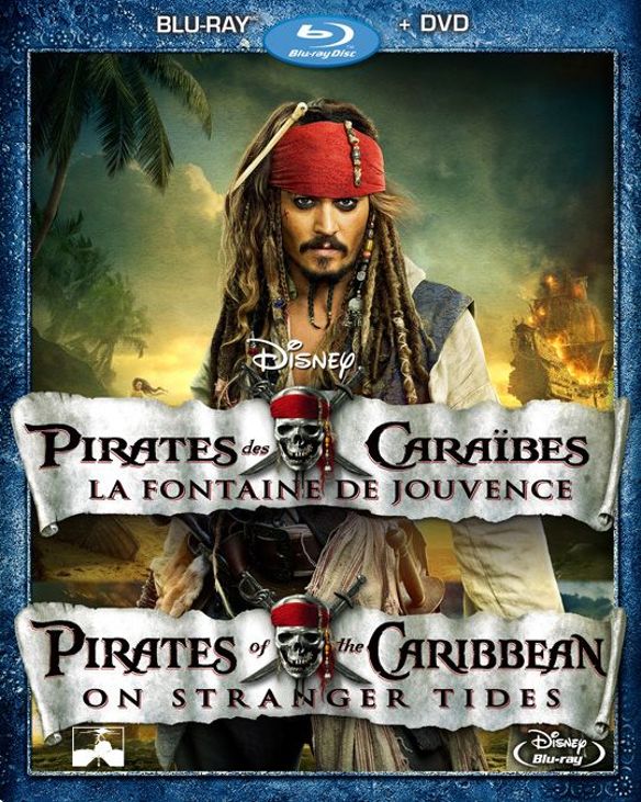 Pirates of the Caribbean: On Stranger Tides [French] [2 Discs] [Blu-ray/DVD] cover art