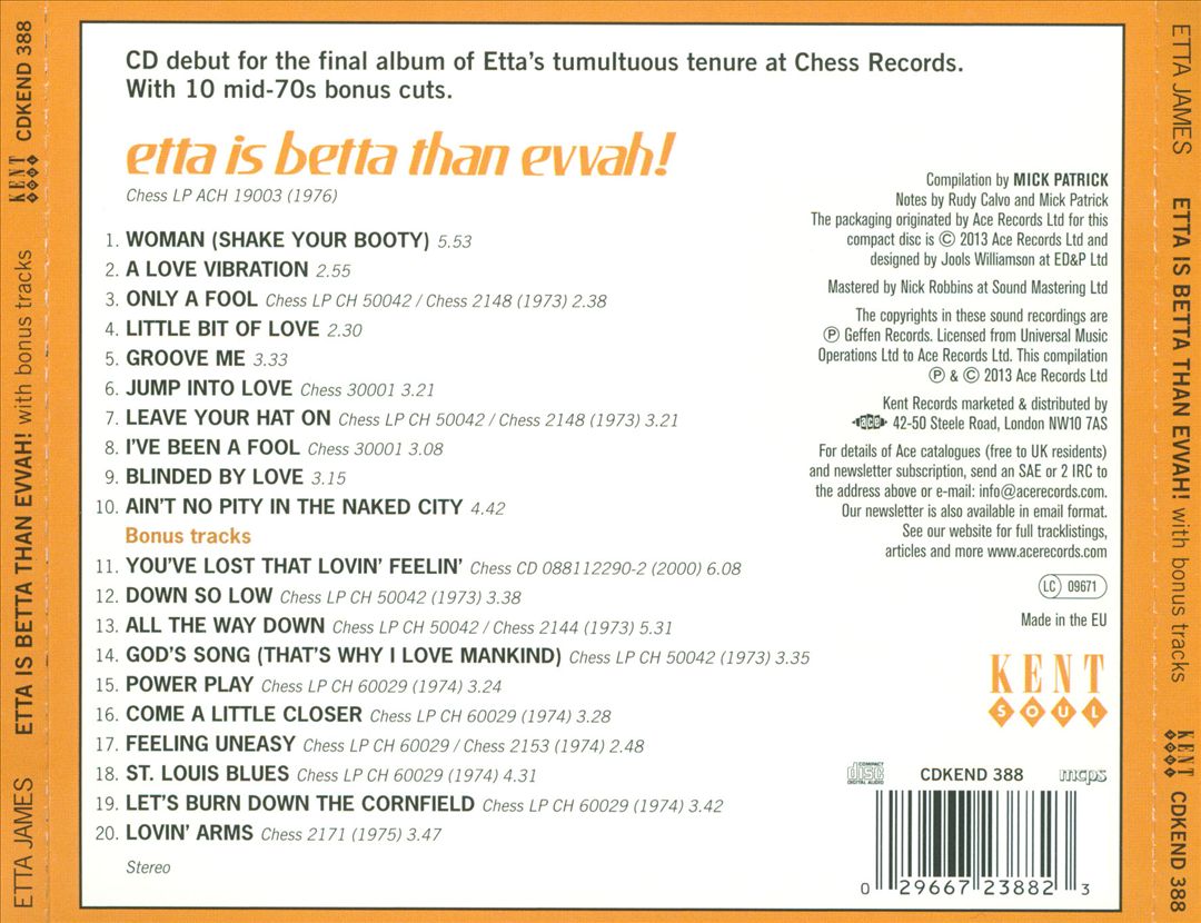 Etta Is Betta Than Evvah! cover art