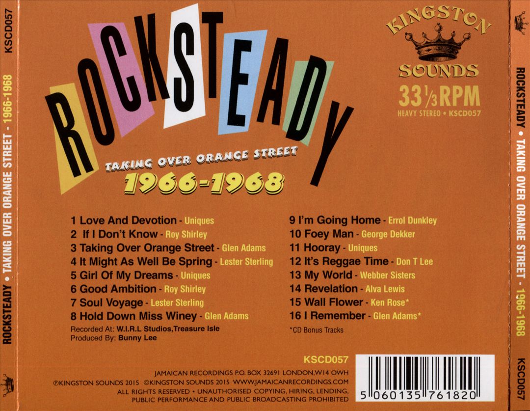 Rocksteady Taking Over Orange Street cover art