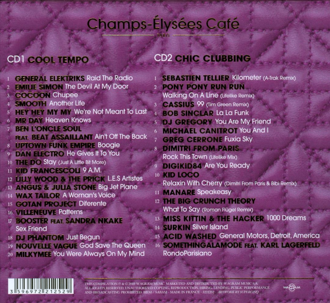 Champs-Élysées Café Paris cover art