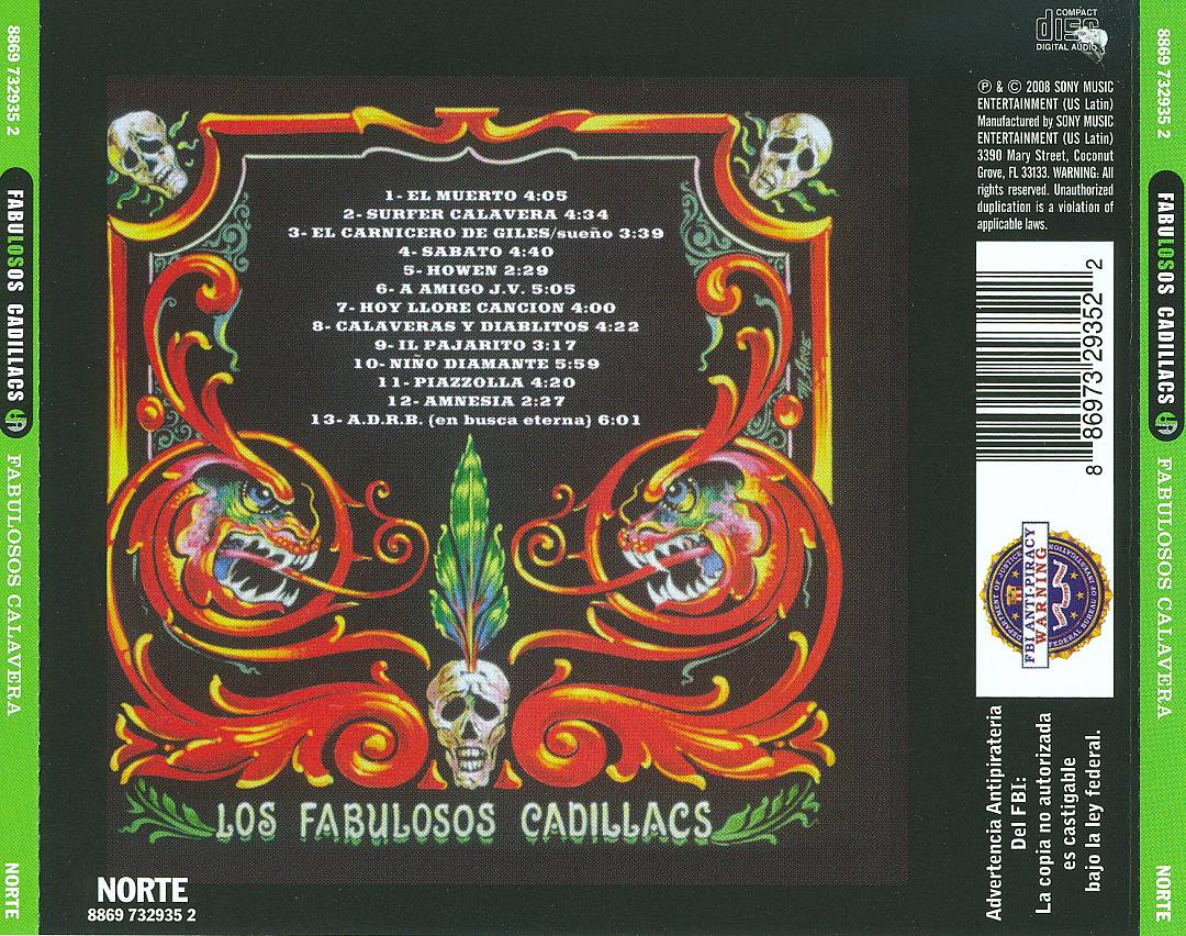 Fabulosos Calaveras cover art