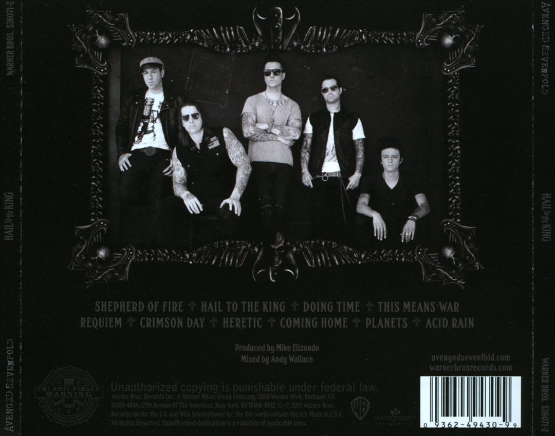 Hail to the King cover art