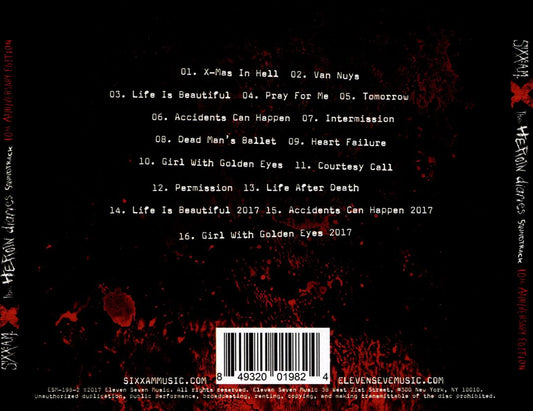 The Heroin Diaries Soundtrack [10th Anniversary Edition] [CD/DVD] cover art