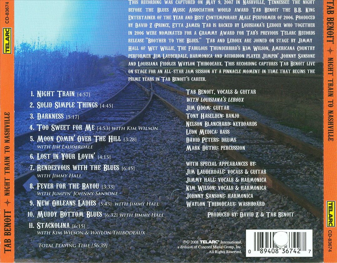 Night Train to Nashville cover art