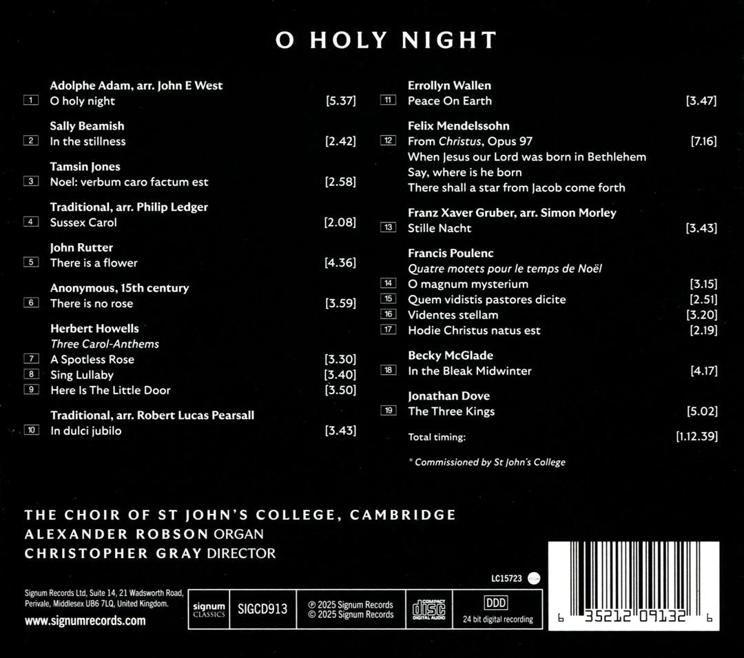 O Holy Night cover art