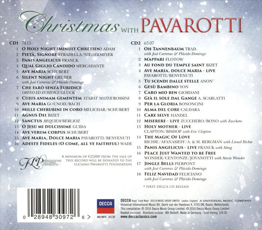 Christmas with Pavarotti [Decca] cover art