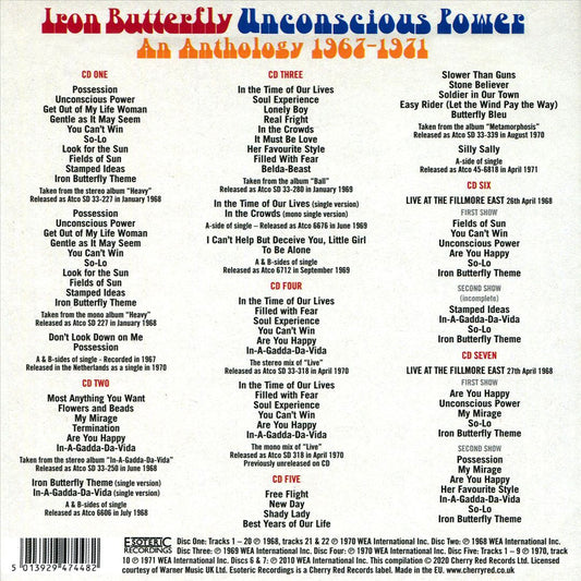 Unconscious Power: Anthology 1967-1971 cover art