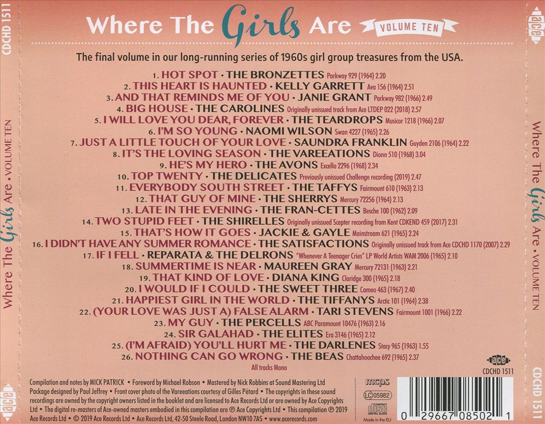 Where the Girls Are, Vol. 10 cover art