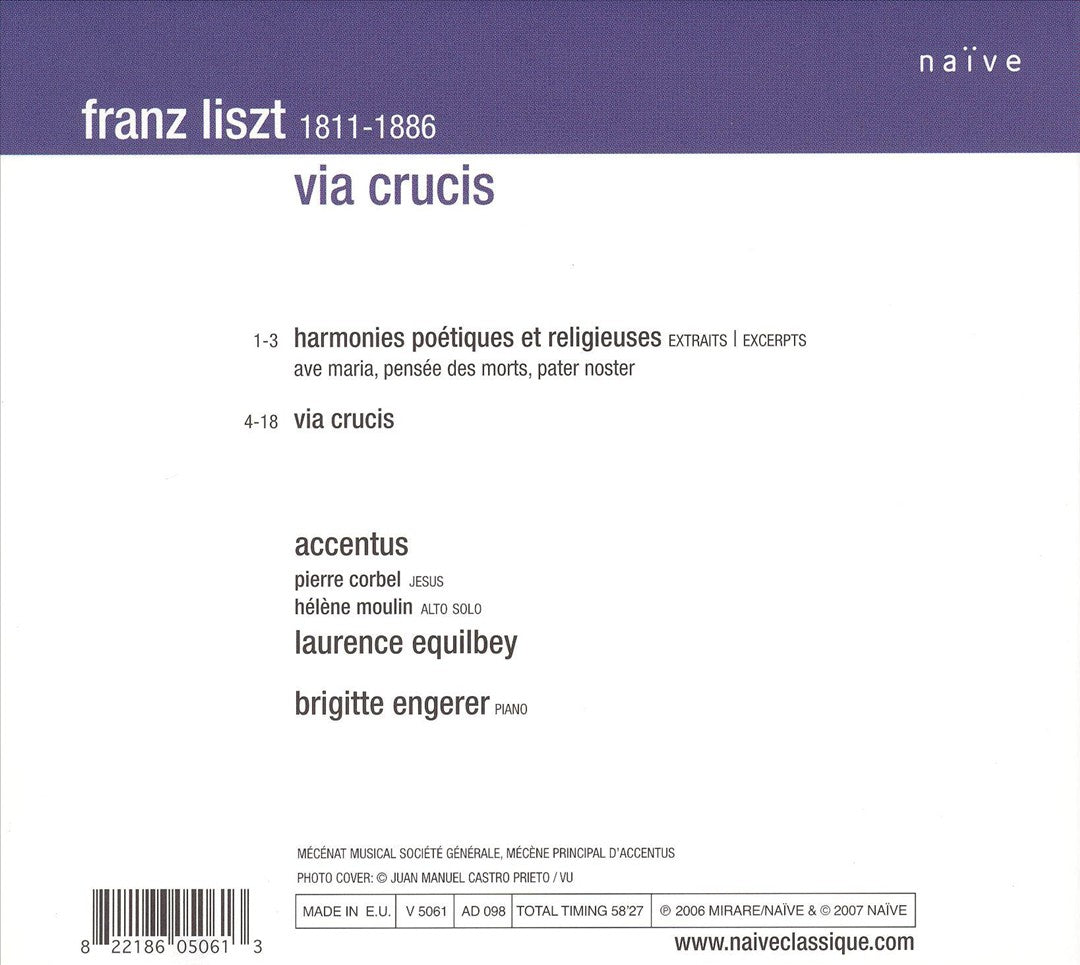 Liszt: Via Crucis cover art