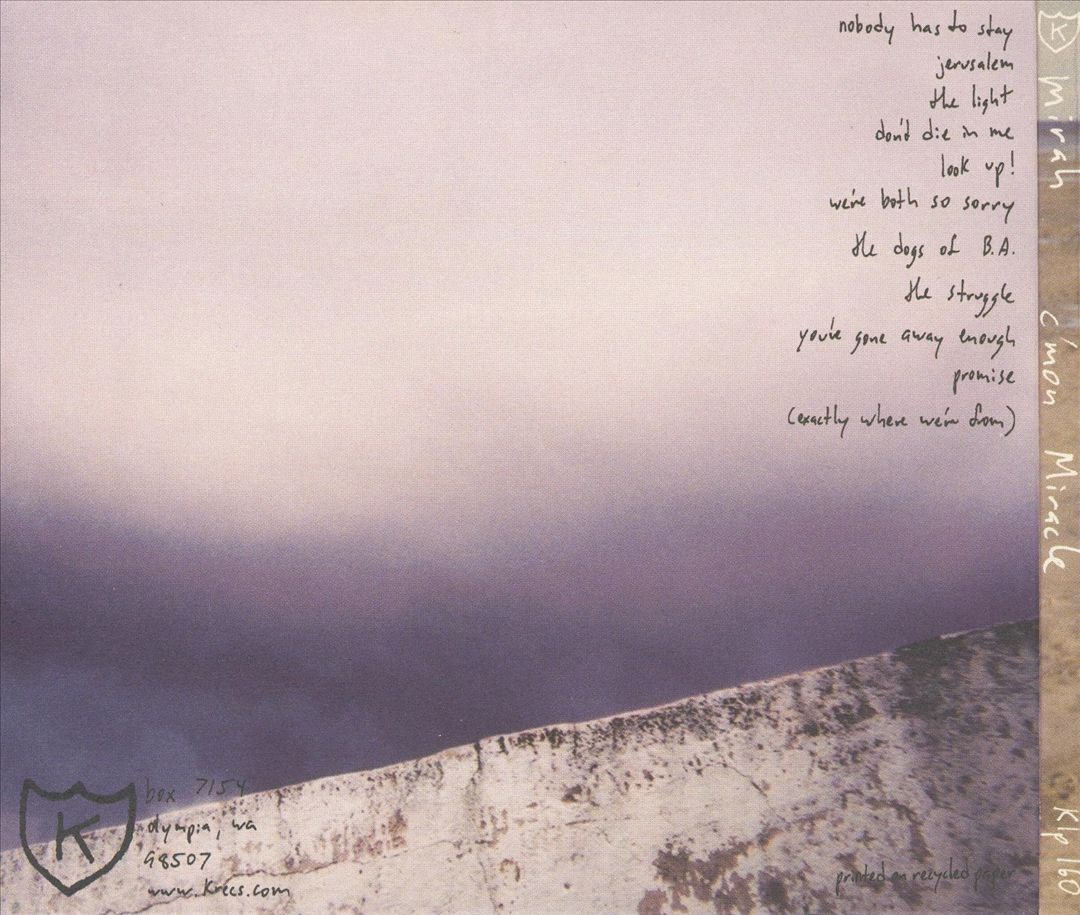 C'mon Miracle cover art