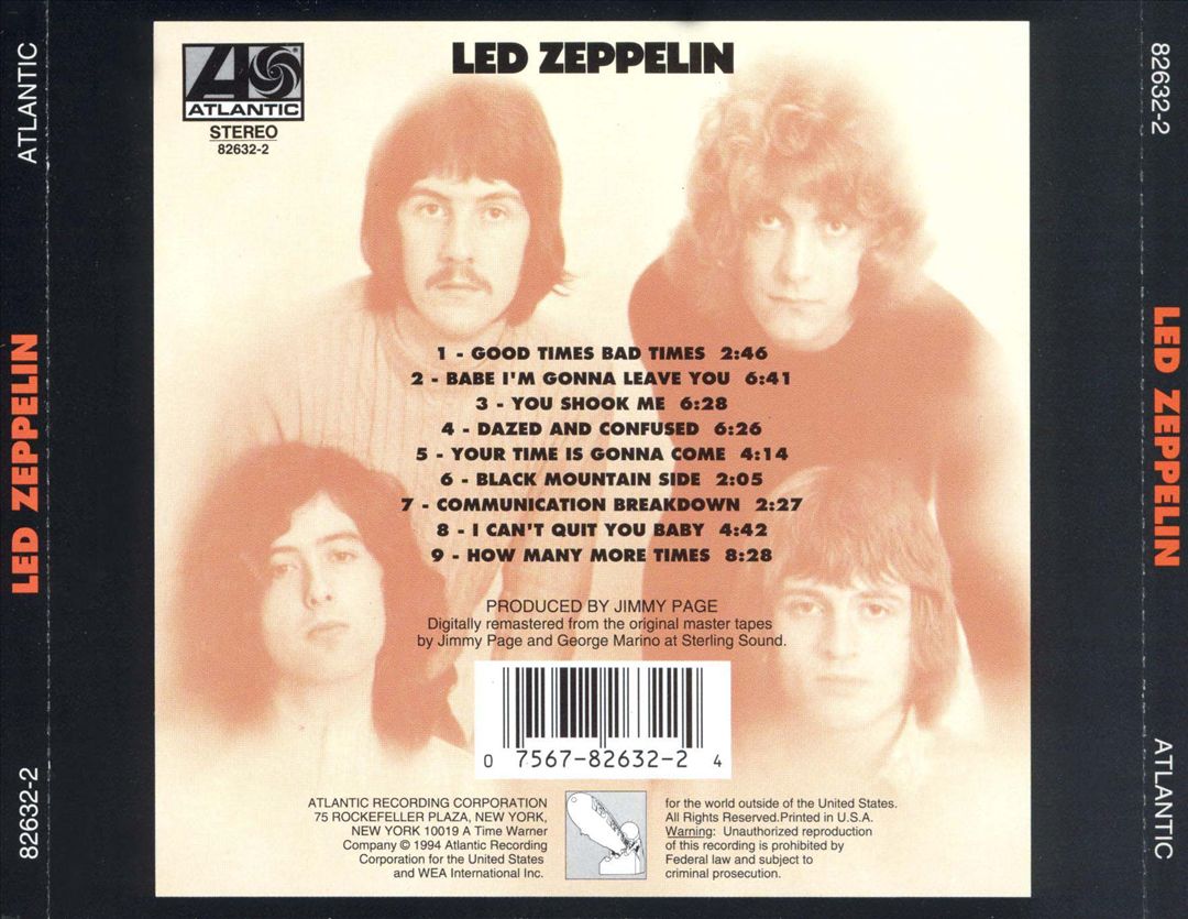 Led Zeppelin cover art
