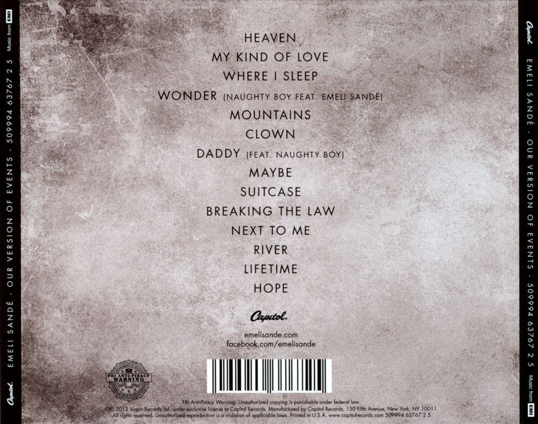 Our Version of Events cover art