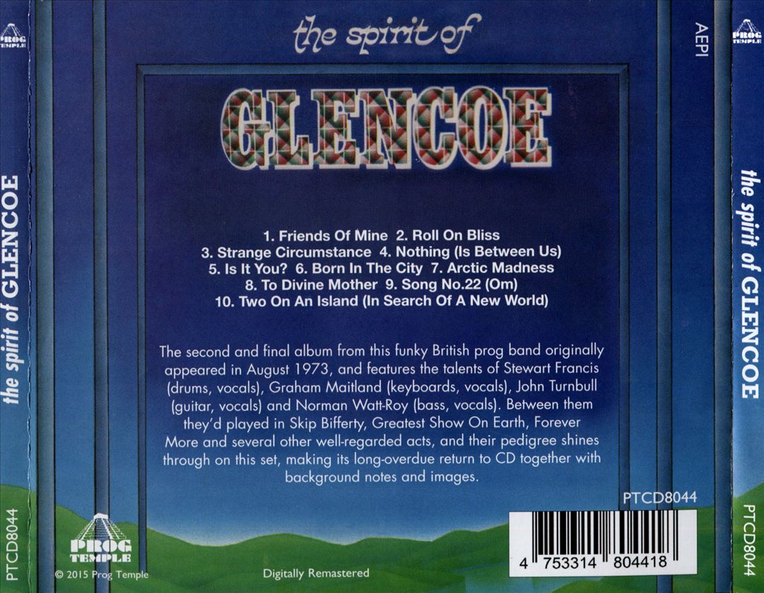 Spirit of Glencoe cover art