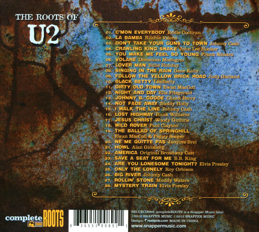 Roots of U2 cover art