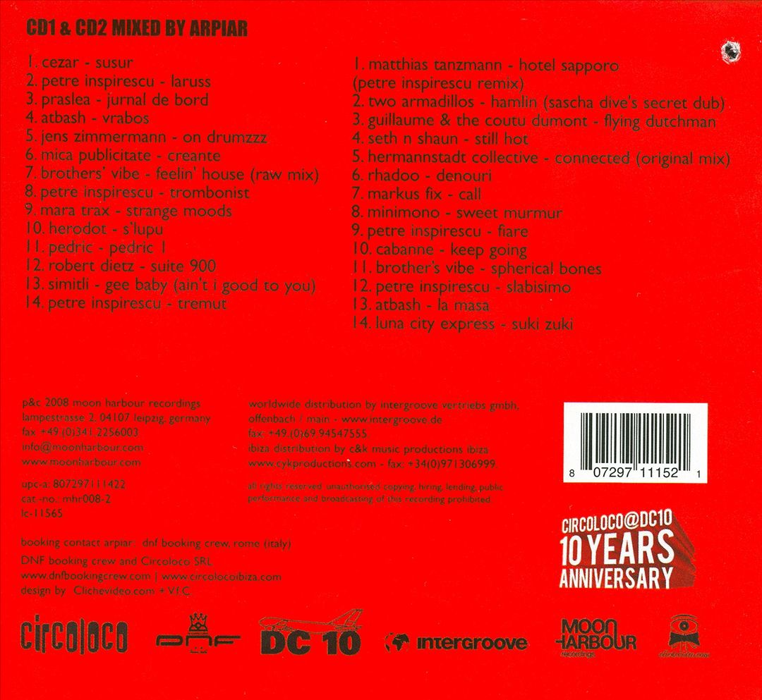 Circoloco: 10 Years Anniversary, Pt. 2 cover art