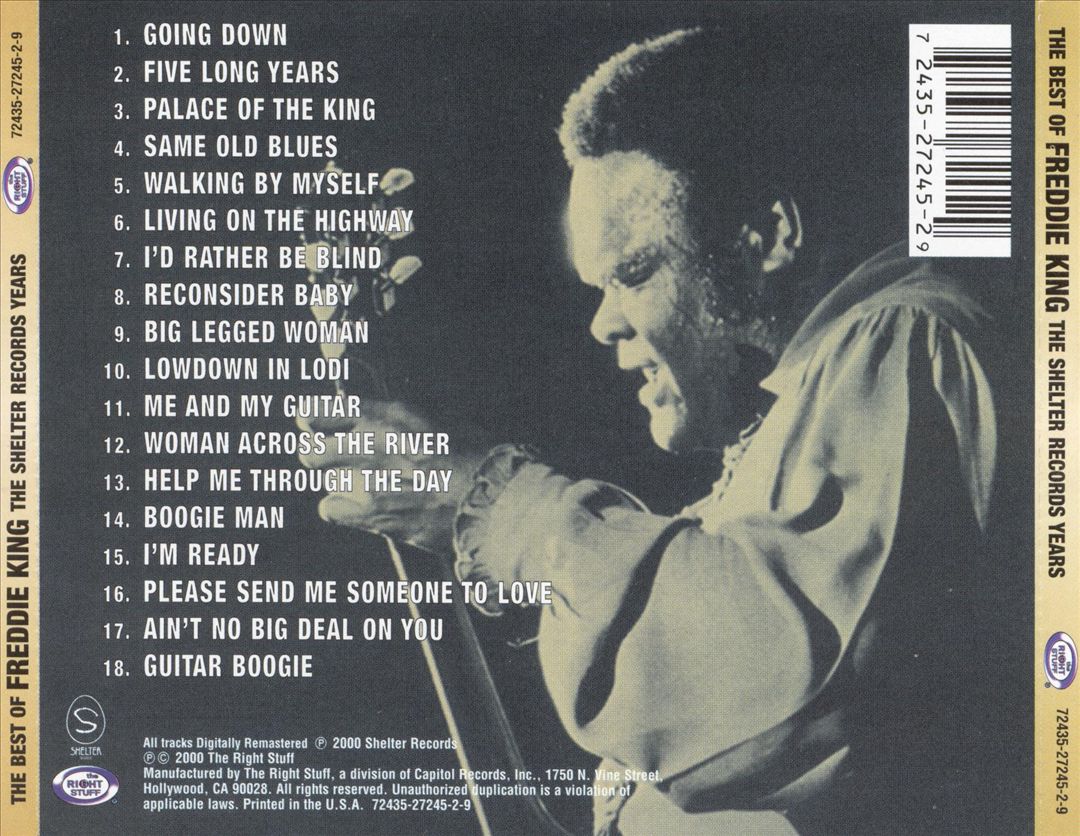 The Best Of Freddie King: The Shelter Years cover art