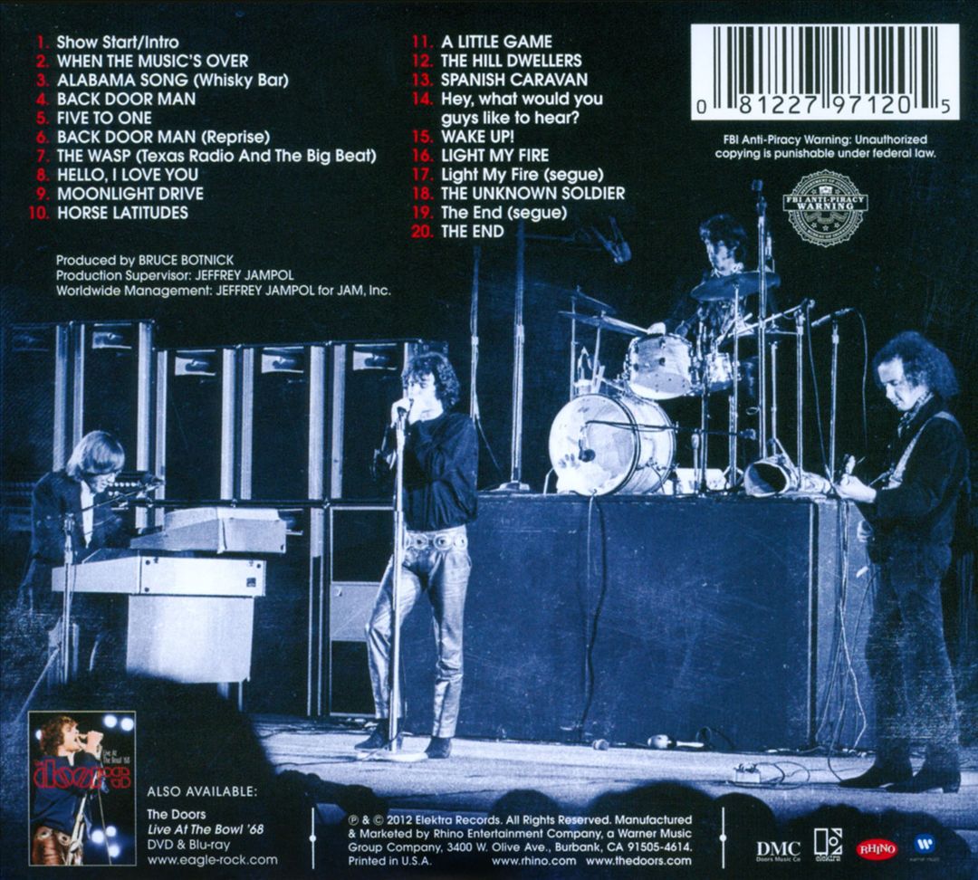 Live at the Bowl '68 cover art