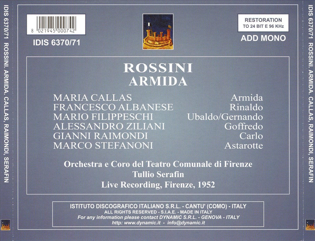 Rossini: Armida cover art