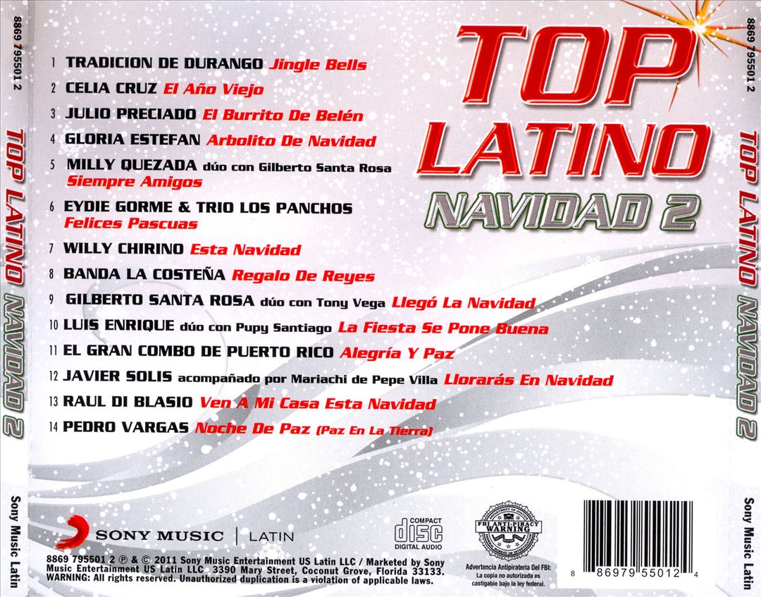 Top Latino Navidad, Vol. 2 cover art