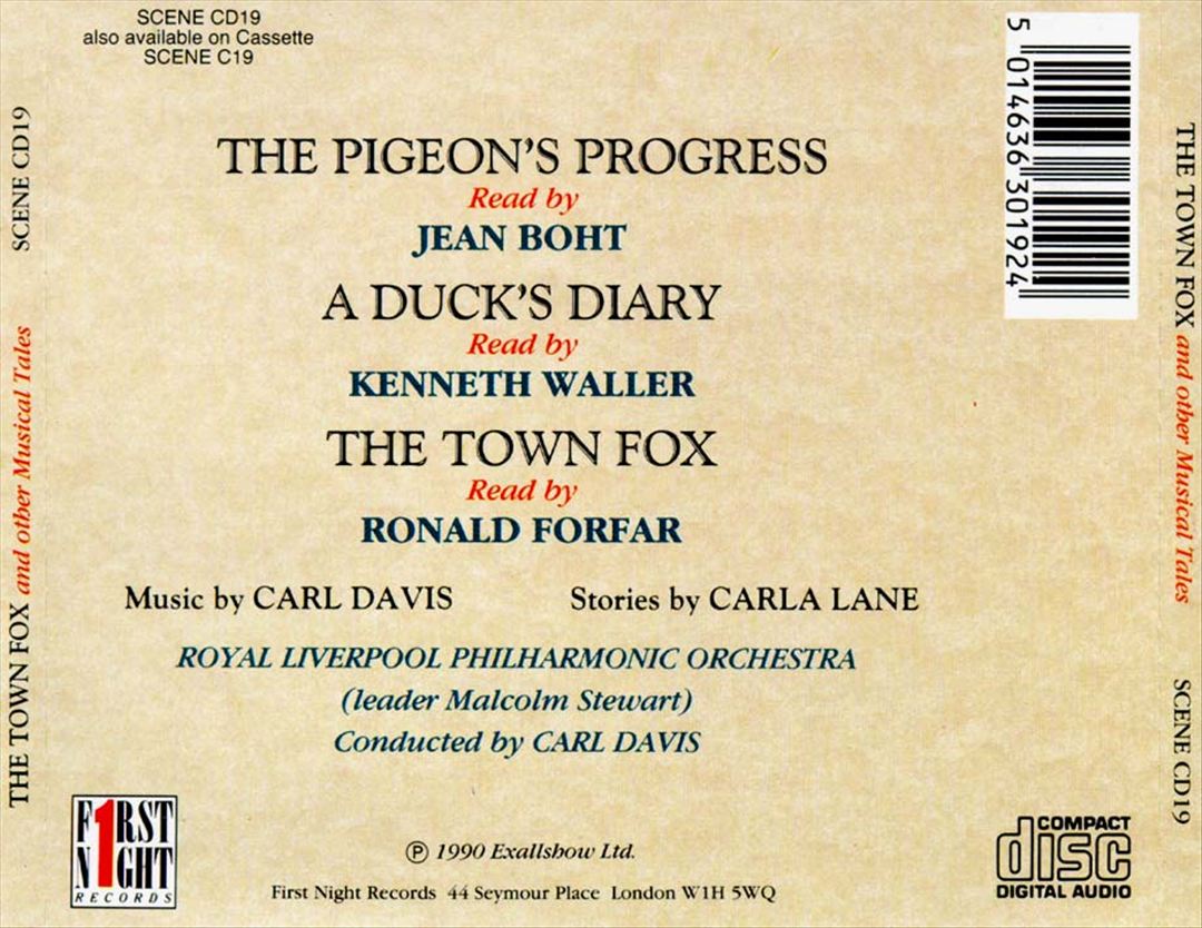 Town Fox and Other Musical Tales cover art