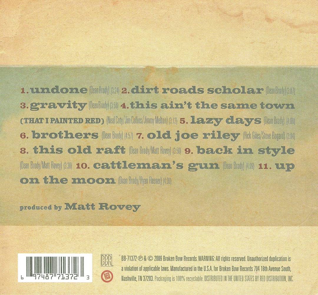 Dean Brody cover art