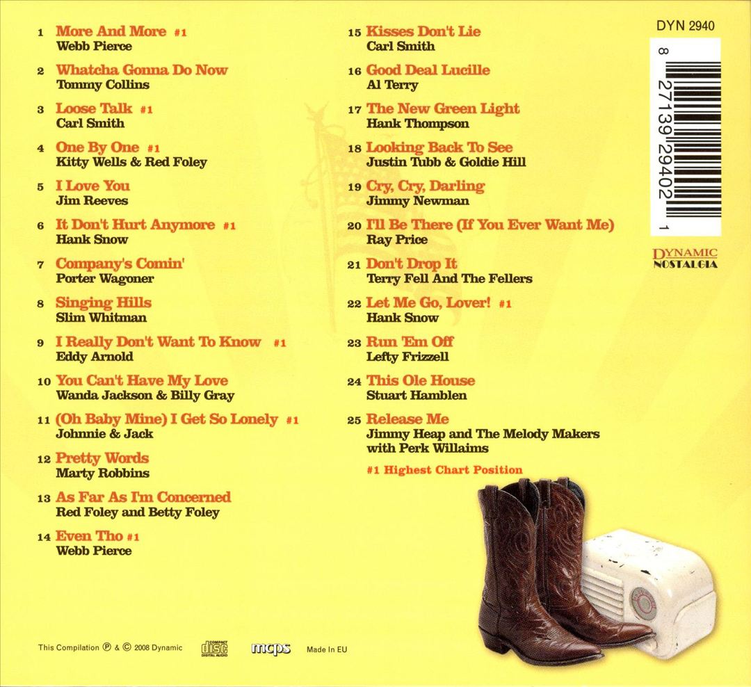 Country Hit Parade 1954 cover art