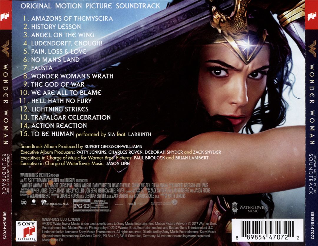 Wonder Woman [Original Motion Picture Soundtrack] cover art