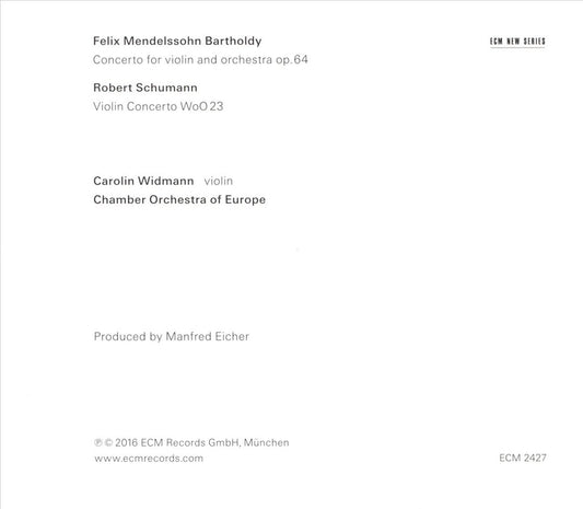 Felix Mendelssohn Bartholdy, Robert Schumann cover art