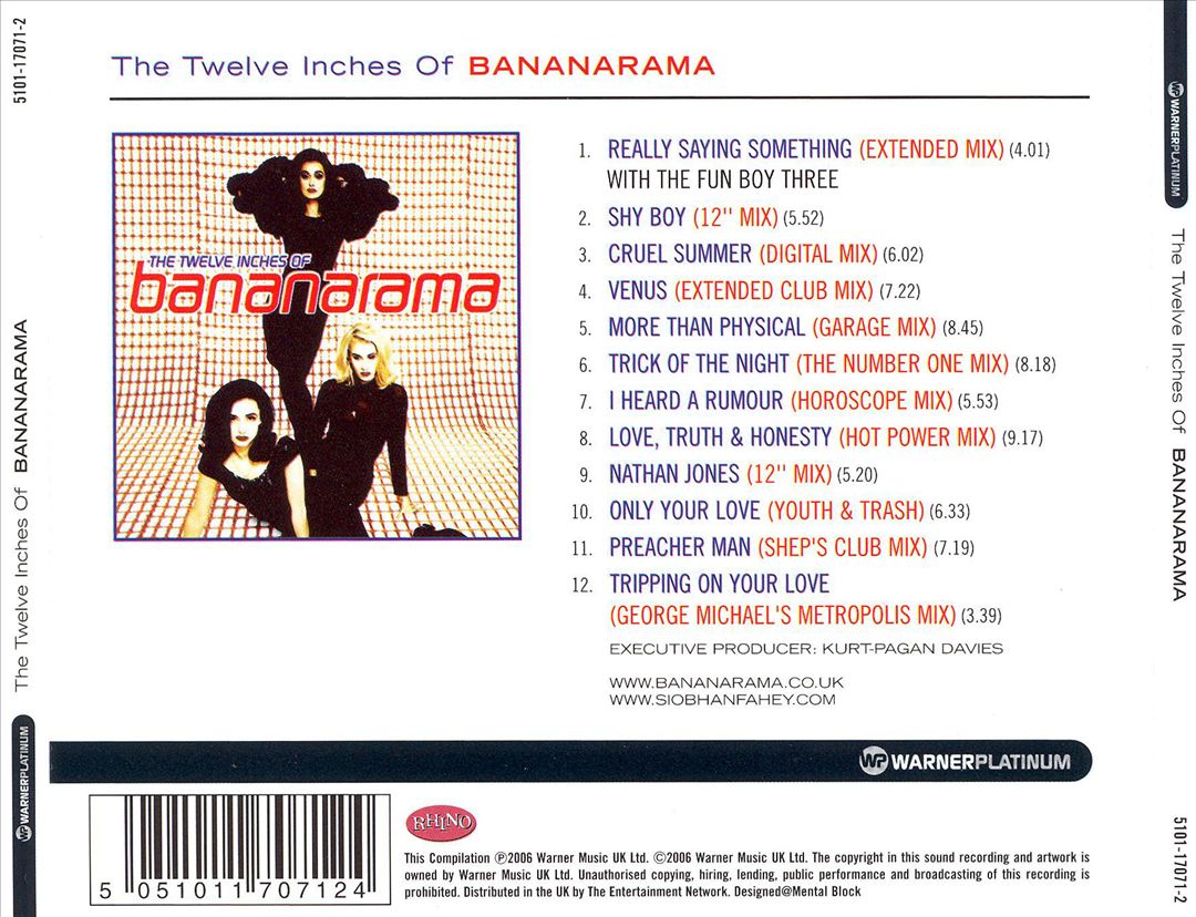 Twelve Inches of Bananarama cover art