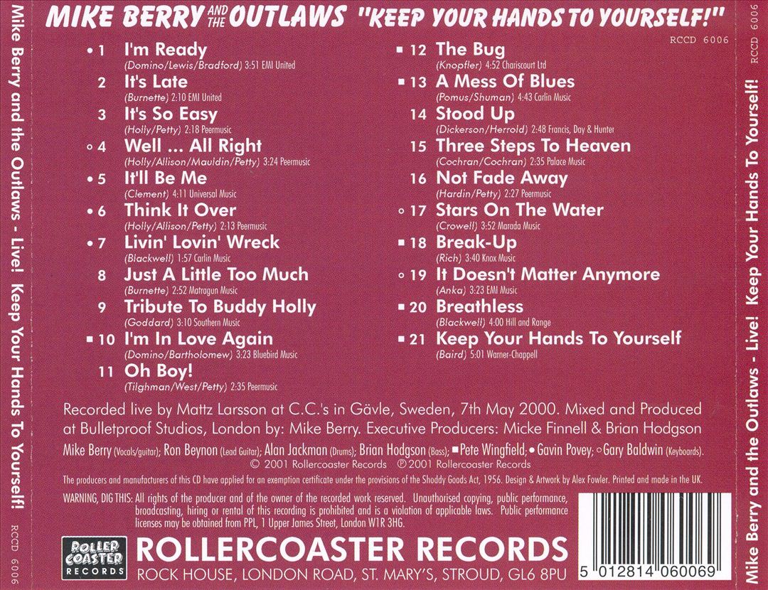 Keep Your Hands to Yourself cover art