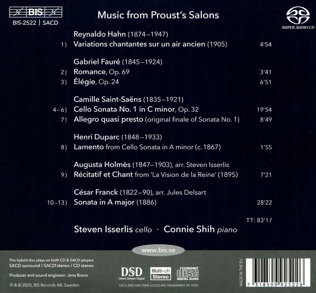 Music from Proust's Salons cover art