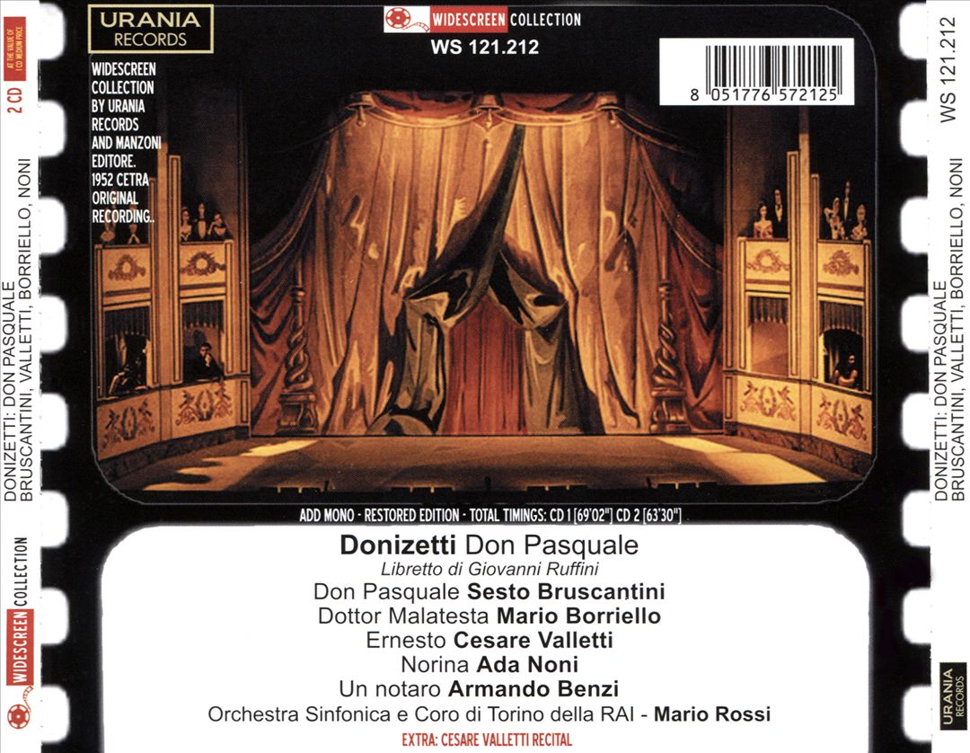 Donizetti: Don Pasquale cover art