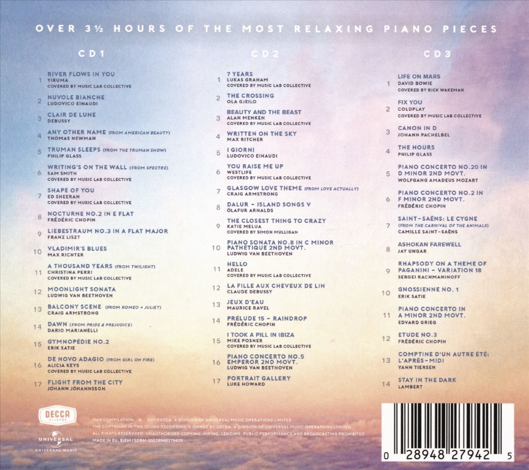 Peaceful Piano [Decca] cover art