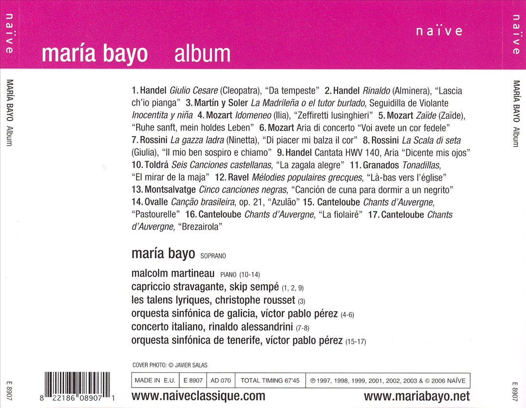María Bayo Album cover art
