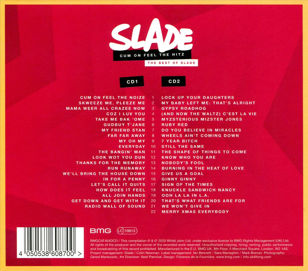 Cum On Feel the Hitz: The Best of Slade cover art