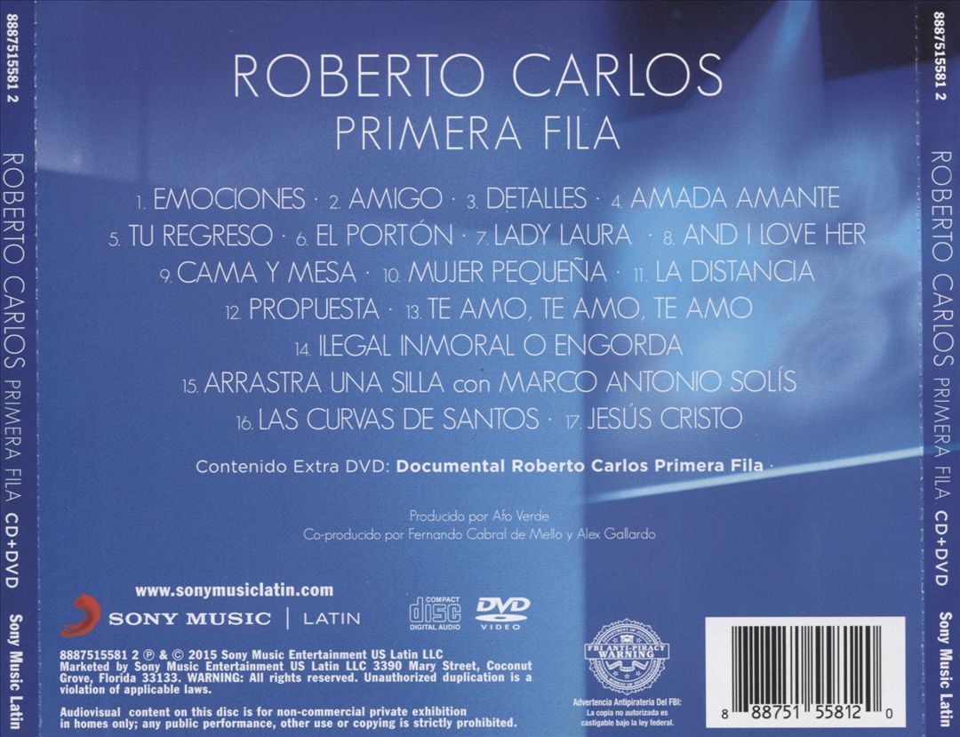 Primera Fila [CD/DVD] cover art