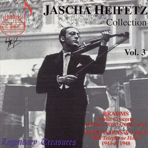 Jascha Heifetz Collection, Vol. 3 cover art