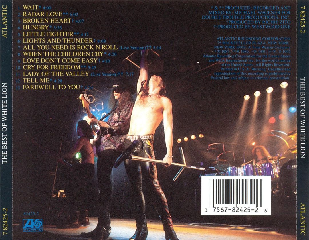 Best of White Lion cover art