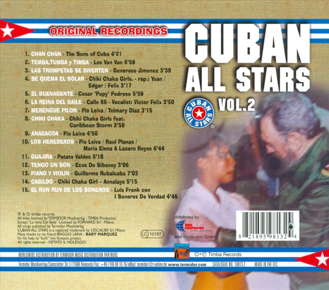 Cuban All Stars, Vol. 2 cover art