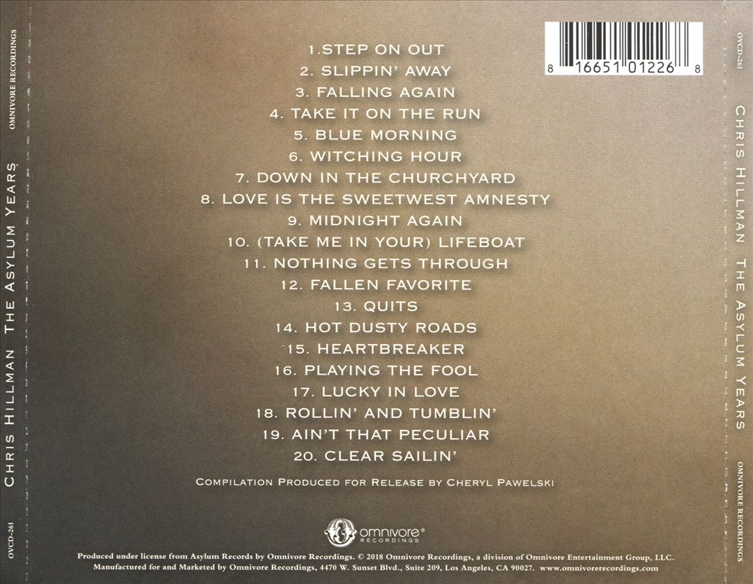 Asylum Years cover art