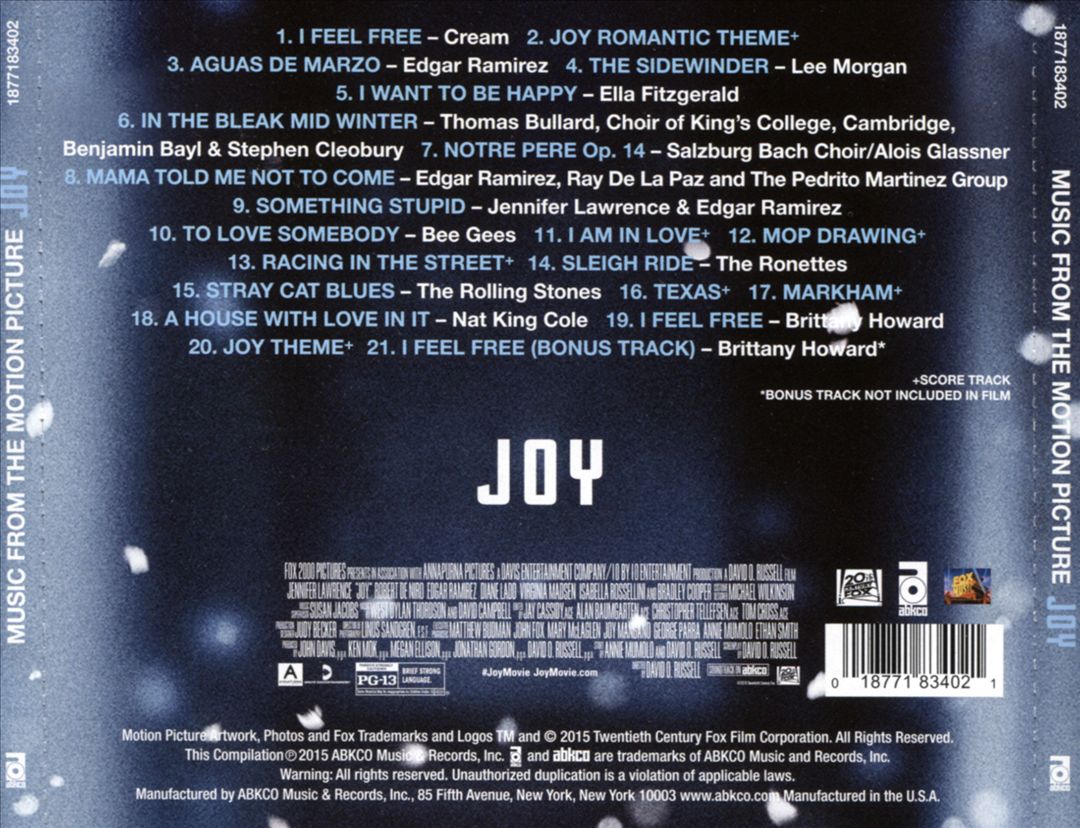 Joy [Original Motion Picture Soundtrack] cover art