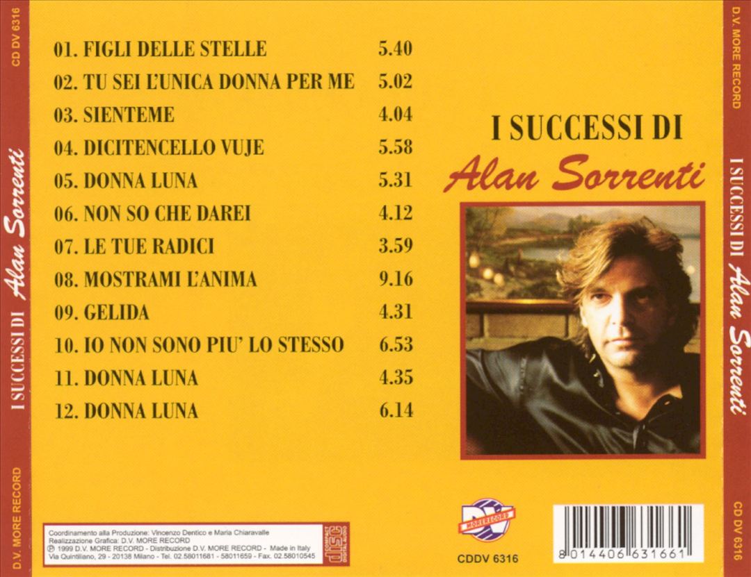 I Successi Di Alan Sorrenti cover art