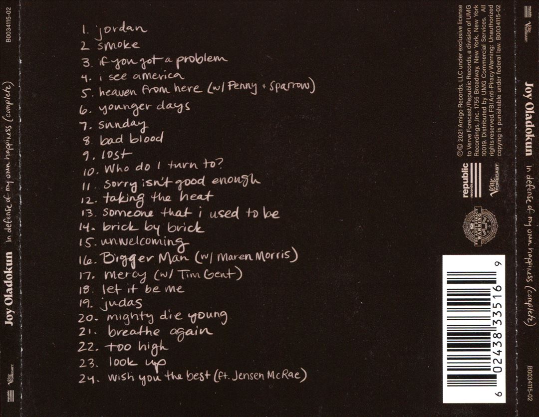 In Defense of My Own Happiness cover art