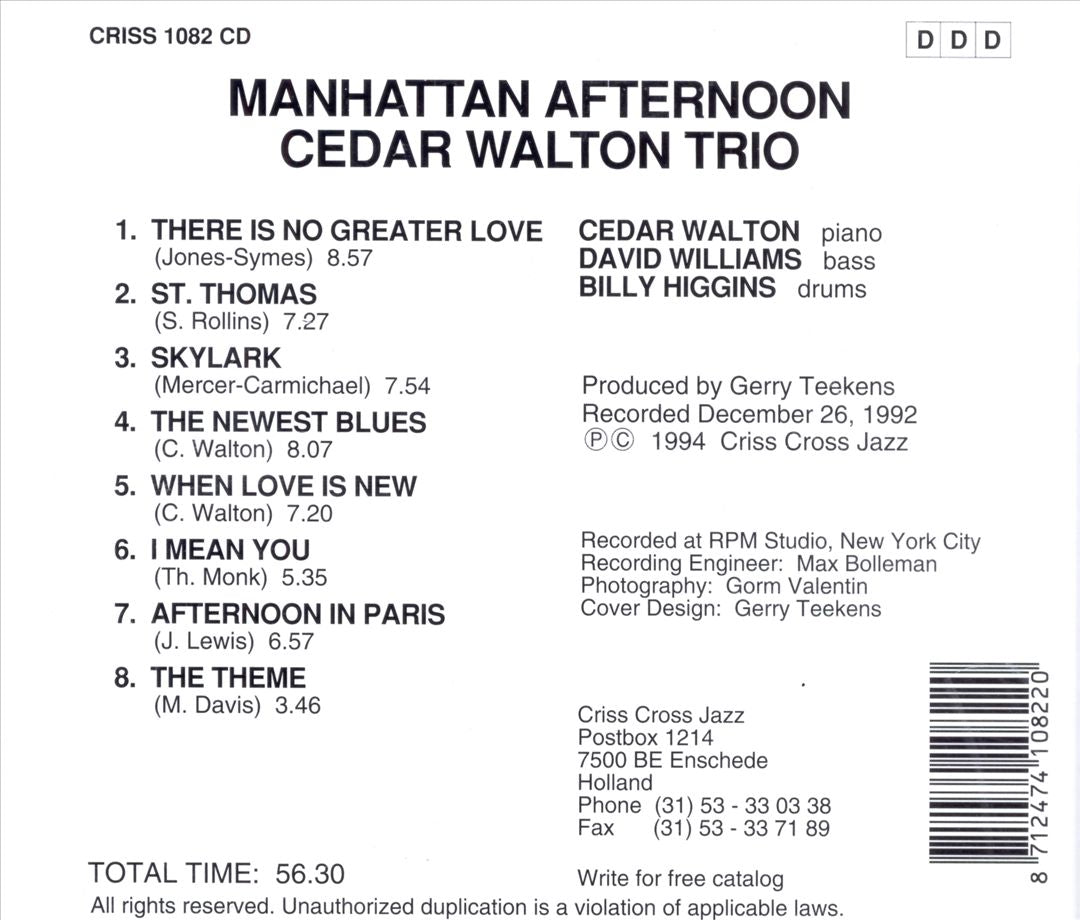 Manhattan Afternoon cover art