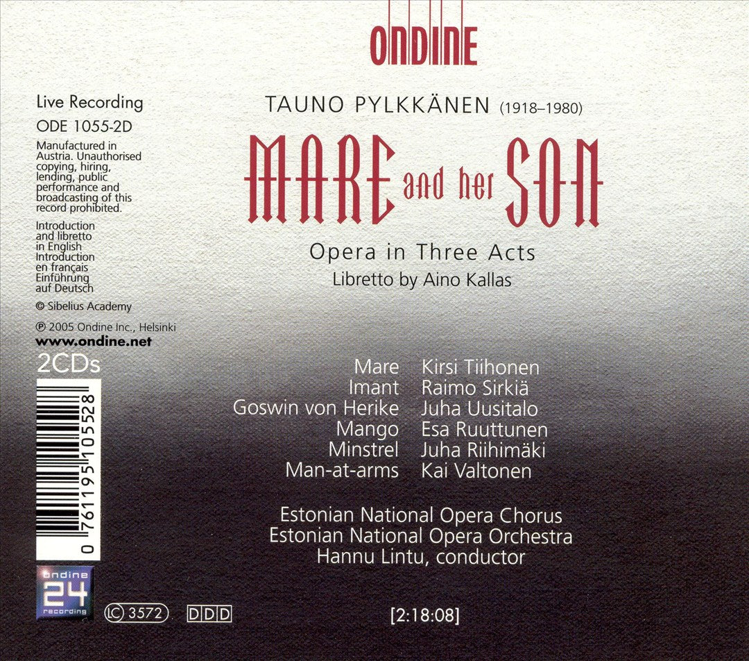 Tauno Pylkkänen: Mare and her Son cover art