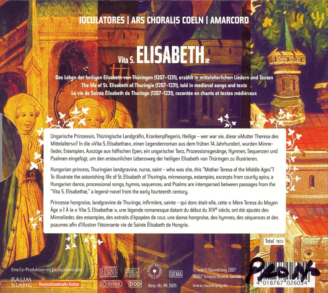 Vita S. Elisabethæ cover art