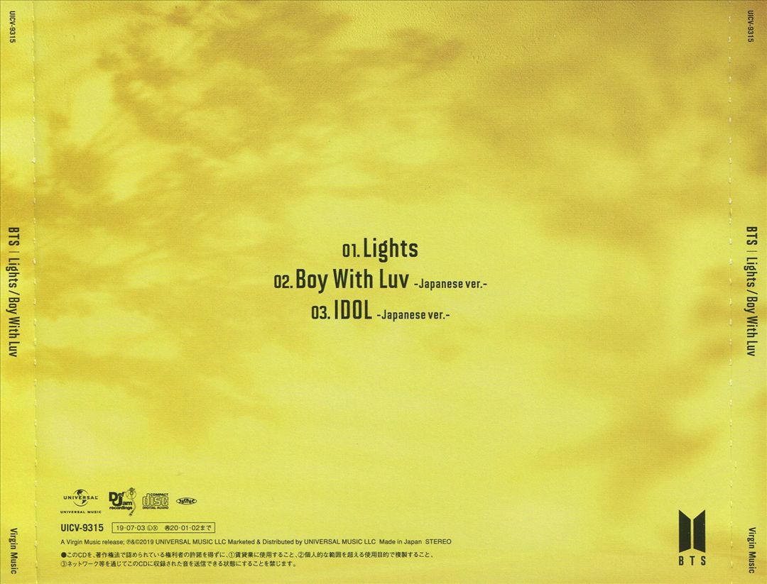 Lights/Boy with Luv cover art