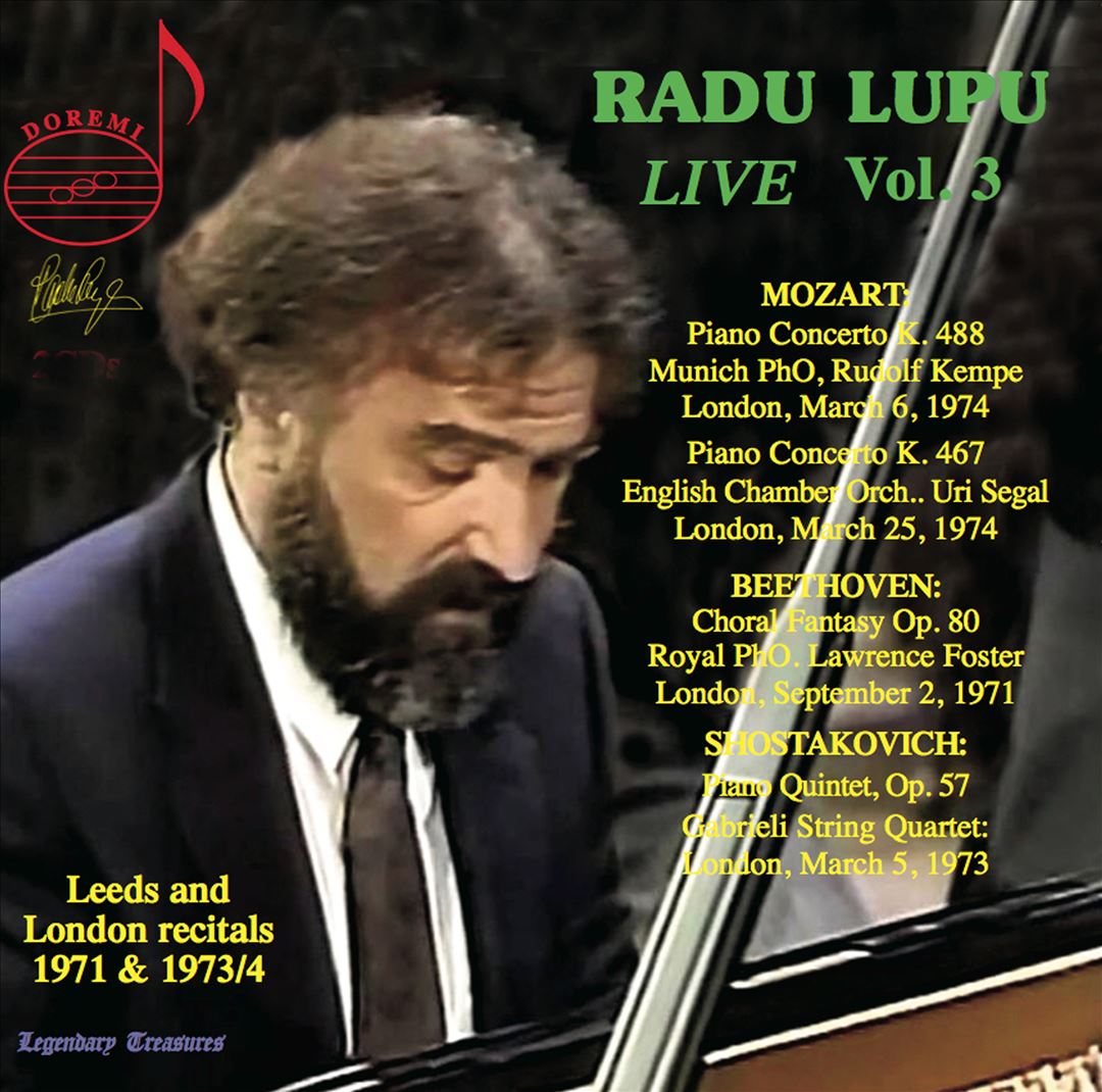 Radu Lupu Live, Vol. 3 cover art
