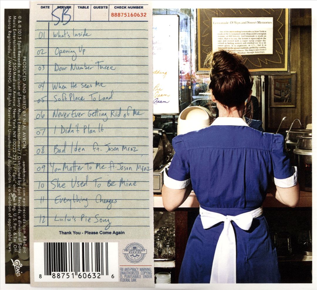 What's Inside: Songs from Waitress cover art