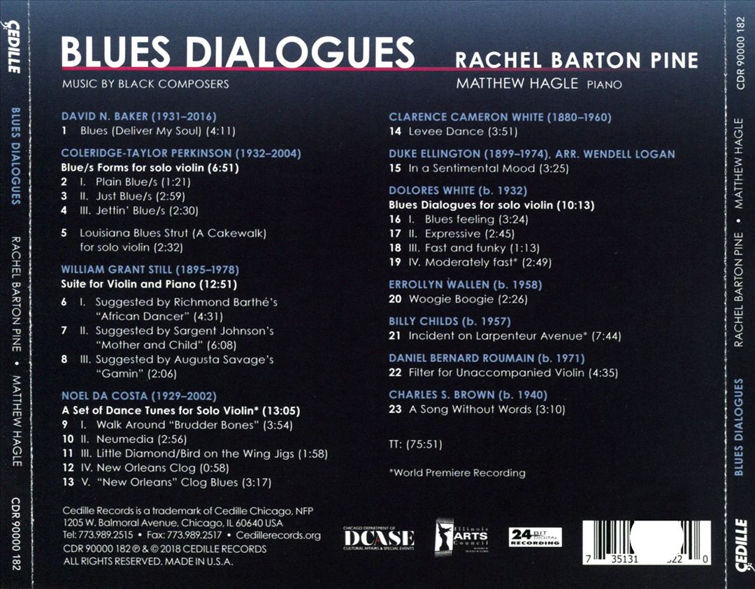 Blues Dialogues: Music by Black Composers cover art